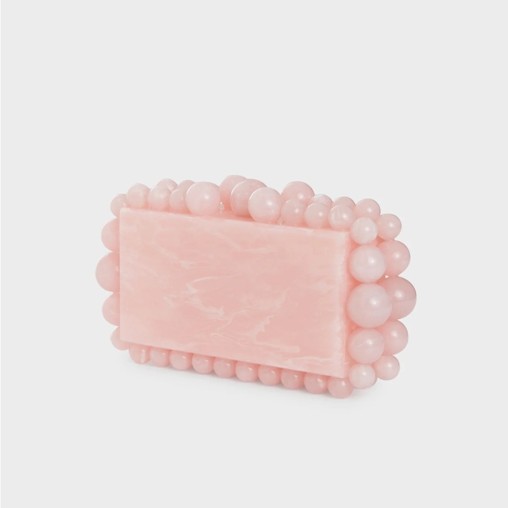 Cult Gaia Pink Eos Clutch